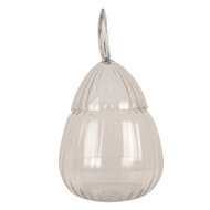 Clayre & Eef | Voorraadpot Deksel Transparant ø 20x34 cm | 6GL4397