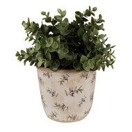 Clayre & Eef | Bloempot Binnen Beige ø 13x12 cm | 6CE1669S
