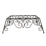 Clayre & Eef | Voerbak Hond Kat Bruin 46x26x16 cm / 2x2000 ml | 6Y5434