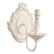 Clayre & Eef | Wandlamp Wit 19x25x24 cm E27/ Max 1x60W | W4Y0193