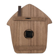 Clayre & Eef | Wandklok Bruin 37x4x40 cm / 1xAA | 6KL0820