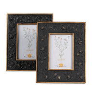 Clayre & Eef | Fotolijst Zwart 23x2x28 cm / 13x18 cm | 2F1066