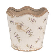 Clayre & Eef | Bloempot Binnen Beige ø 16x15 cm | 6CE1672M