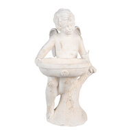 Clayre & Eef | Decoratie engel Wit 43x43x75 cm | 5MG0028