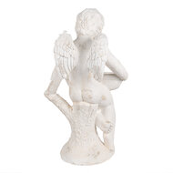 Clayre & Eef | Decoratie engel Wit 43x43x75 cm | 5MG0028