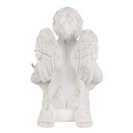 Clayre & Eef | Decoratie engel Wit 36x39x51 cm | 6MG0042