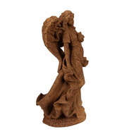 Clayre & Eef | Decoratie engel Bruin 12x10x23 cm | 6PR4063