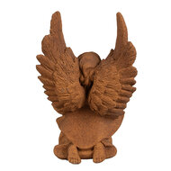 Clayre & Eef | Decoratie engel Bruin 13x8x19 cm | 6PR4066
