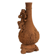 Clayre & Eef | Kandelaar Engel Bruin 10x10x23 cm | 6PR4068