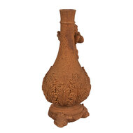 Clayre & Eef | Kandelaar Engel Bruin 10x10x23 cm | 6PR4068