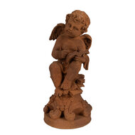 Clayre & Eef | Decoratie engel Bruin 16x16x36 cm | 6PR4071