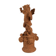 Clayre & Eef | Decoratie engel Bruin 13x13x30 cm | 6PR4075
