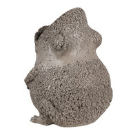 Clayre & Eef | Bloempot Kikker Binnen Grijs 26x25x32 cm | 6PR5060