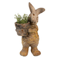Clayre & Eef | Bloempot Binnen Bruin 23x18x41 cm | 6MG0035