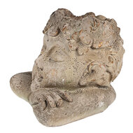 Clayre & Eef | Bloempot Binnen Grijs 20x20x19 cm | 6MG0038