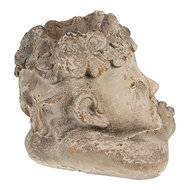 Clayre & Eef | Bloempot Binnen Grijs 20x20x19 cm | 6MG0038