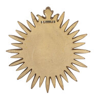 Clayre & Eef | Wanddecoratie Goudkleurig ø 25x2 cm | 6PR4134