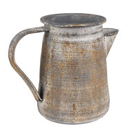 Clayre & Eef | Decoratieve kan Grijs 20x12x16 cm | 6Y5495