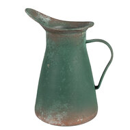 Clayre & Eef | Decoratieve kan Groen 21x15x25 cm | 6Y5498