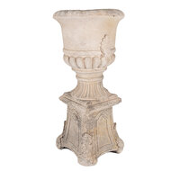 Clayre & Eef | Bloempot Binnen Beige 33x33x69 cm | 5MG0036