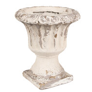 Clayre & Eef | Bloempot Binnen Beige ø 18x20 cm | 6MG0028