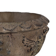 Clayre & Eef | Bloempot Binnen Bruin ø 36x35 cm | 6MG0040