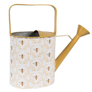Clayre & Eef | Decoratie Gieter Wit Geel 33x12x32 cm | 6Y5517