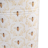 Clayre & Eef | Decoratie Gieter Wit Geel 33x12x32 cm | 6Y5517