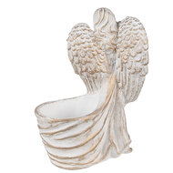Clayre & Eef | Bloempot Wit 22x13x30 cm | 6TE0505