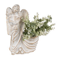 Clayre & Eef | Bloempot Wit 22x13x30 cm | 6TE0505