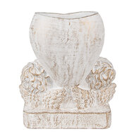 Clayre & Eef | Bloempot Wit 23x13x25 cm | 6TE0508