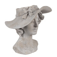 Clayre & Eef | Bloempot Binnen Grijs 27x23x26 cm | 6PR4979