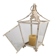 Clayre & Eef | Lantaarn Beige 26x26x47 cm | 6Y5585
