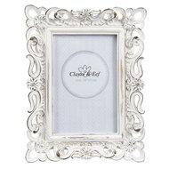Clayre &amp; Eef   | Fotolijst Wit 17x2x22 cm / 10x15 cm | 2F0499