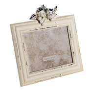 Clayre &amp; Eef   | Fotolijst Wit 24x5x24 cm / 18x13 cm | 2F0879