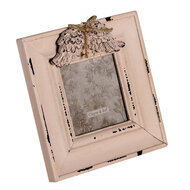 Clayre & Eef | Fotolijst Roze 14x2x14 cm / 7x7 cm | 2F0888