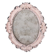 Clayre & Eef | Fotolijst Roze 17x2x20 cm / 12x15 cm | 2F0891
