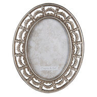 Clayre & Eef | Fotolijst Zilverkleurig 20x1x25 cm / 13x18 cm | 2F0926