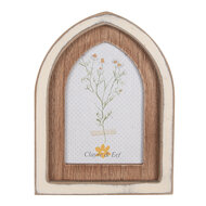 Clayre & Eef | Fotolijst Bruin Beige 16x2x21 cm / 10x15 cm | 2F1080