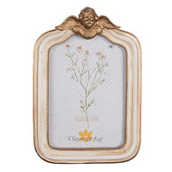 Clayre & Eef | Fotolijst Beige 14x3x20 cm / 10x15 cm | 2F1091
