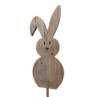 Clayre & Eef | Plantensteker konijn Bruin 15x1x100 cm | 5H0683