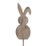 Clayre & Eef | Plantensteker konijn Bruin 15x1x100 cm | 5H0683