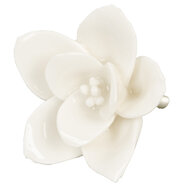 Clayre & Eef | Deurknop Bloem Beige ø 5x4 cm | 61916