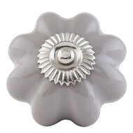 Clayre & Eef | Deurknop Grijs ø 4x4 cm | 63512