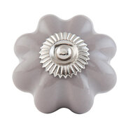 Clayre & Eef | Deurknop Grijs ø 4x4 cm | 63512