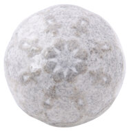 Clayre & Eef | Deurknop Grijs Wit ø 4x3 cm | 63823