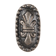 Clayre & Eef | Deurknop Grijs 3x5x2 cm | 64155
