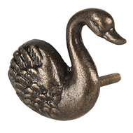 Clayre &amp; Eef   | Deurknop Bruin 4x3x5 cm / S3 cm | 64523