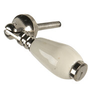 Clayre & Eef | Deurknop Beige 2x2x6 cm / S4 cm | 64771