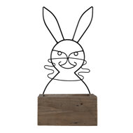 Clayre & Eef | Bloempot Binnen Bruin 20x13x10/44 cm | 64818